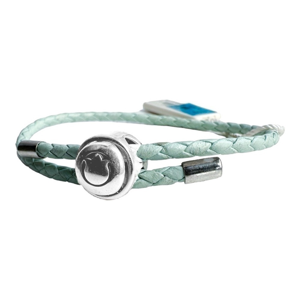 NWT Persona Leather bracelet w sterling adjustable clasp